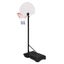 Everfit 2.1M Adjustable Portable Basketball Stand Hoop System Rim White Carousel 3