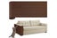 Self-Adhesive Cat Scratching Mat Trimmable Cat Couch Protector-Brown Carousel 1