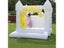 PVC Inflatable Jumping Bouncer With Ball Pit For Kids Mini Bouncy Castle White Carousel 4
