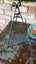 Hand painted Chevrolet corvette plate with stand. Carousel 3