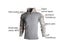 HAN WILD Men Tactical Shirt Climbing Shirts Training Clothes Camping Camo Carousel 6