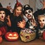 Halloween Candy Bowl Dish with Hand Spooky Decoration, Khaki Carousel 2