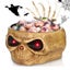Halloween Candy Bowl Dish with Hand Spooky Decoration, Khaki Carousel 4