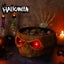 Halloween Candy Bowl Dish with Hand Spooky Decoration, Khaki Carousel 6