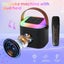 Karaoke Machine for Kids with 2 Wireless Mics, Gifts Toys for Girls Boys, Black Carousel 6