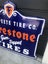 Firestone Tires Porcelain Enamel Sign Large Carousel 9