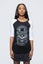 Guns N Roses T Shirt Faded Skull Band Logo Official Raglan 3/4 Sleeve Womens Carousel 4
