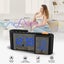 Dual Screen LED Digital Alarm Clock with FM Radio USB Charging Carousel 5