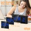 Dual Screen LED Digital Alarm Clock with FM Radio USB Charging Carousel 7