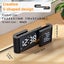 Dual Screen LED Digital Alarm Clock with FM Radio USB Charging Carousel 6