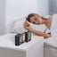 Dual Screen LED Digital Alarm Clock with FM Radio USB Charging Carousel 12