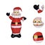 2m Inflatable Santa Claus LED Christmas Decoration Carousel 2