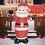 2m Inflatable Santa Claus LED Christmas Decoration Carousel 3