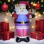 2m Inflatable Santa Claus LED Christmas Decoration Carousel 6