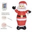 2m Inflatable Santa Claus LED Christmas Decoration Carousel 8