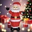 2m Inflatable Santa Claus LED Christmas Decoration Carousel 1