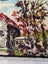Vintage Tapestry Cottages n Trees Carousel 3