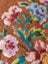 Vintage Tapestry Central floral. Queen Anne Carousel 3