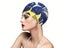 Waterproof Leaf Print Swimming Cap For Adults With Ear Protection Non Slip Carousel 3
