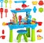 Kids Sand Water Table Beach Summer Sandbox Table 3in1 Carousel 11