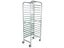 1.8m Mobile Bakers Rack - 16" Tray x16 - Commercial Bakery Racks Carousel 1