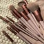 Makeup Brushes Set Eye Shadow Foundation Women Cosmetic Powder Blush Blending Carousel 3