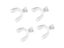 4PCS Anti Snoring Mouth Guard Night Guard Gum Shield Mouth Tray Grinding Carousel 4