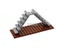 Marumine 10PC Staircase MOC Bricks 7x4x6 House Stairs Straight Open 30134 Steps Carousel 3