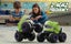 RC Stunt 360 Degree Rotating Car Dino Monster Truck with Spray Carousel 3
