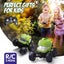 RC Stunt 360 Degree Rotating Car Dino Monster Truck with Spray Carousel 9
