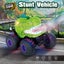 RC Stunt 360 Degree Rotating Car Dino Monster Truck with Spray Carousel 10