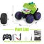 RC Stunt 360 Degree Rotating Car Dino Monster Truck with Spray Carousel 11