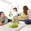 Frog Game Rotating Ejection Toy, Catching 10 Mini Frogs Bounce to Develop Carousel 6