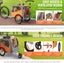 Pet Bicycle Trailer & Stroller Dog Cat Bike Carrier 30 kg Water Resistant Carousel 14