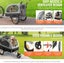 Pet Bicycle Trailer & Stroller Dog Cat Bike Carrier 40 kg 40kg Water Resistant Carousel 14