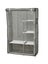 Portable wardrobe with cover grey. Carousel 1