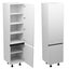 Acrylic White Handle-less Flat Pack Laundry – Smart Storage & pull-out hamper Carousel 4