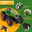 Remote Control Tractor Toys RC Tractor Toy with Farmer,Light,1:24 Scale,Recharge Carousel 5