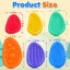 Fidget Toys Sensory Stone,Textured Soft Worry Stone for Autism Kids Calming Carousel 7