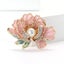 Megan Ruffled Blossom Resin Brooch - Flower, Flower, Peony, Carnation, Enamel... Carousel 5