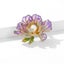 Megan Ruffled Blossom Resin Brooch - Flower, Flower, Peony, Carnation, Enamel... Carousel 6