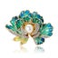 Megan Ruffled Blossom Resin Brooch - Flower, Flower, Peony, Carnation, Enamel... Carousel 16
