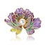 Megan Ruffled Blossom Resin Brooch - Flower, Flower, Peony, Carnation, Enamel... Carousel 18