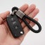 Hand-woven Leather Keychains Car Key Ring Men Women Cute Car Keyring Holder Carousel 5