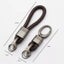 Hand-woven Leather Keychains Car Key Ring Men Women Cute Car Keyring Holder Carousel 8