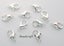 10 BRIGHT SILVER 14 mm LOBSTER CLASPS Carousel 1