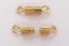 2 GOLD SCREW CLASPS Carousel 1