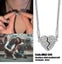 Brand New Women's Silver Necklace pendant Magnetic Heart Clavicle *Sale NOW* Carousel 3
