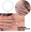 Brand New Women's Silver Necklace pendant Magnetic Heart Clavicle *Sale NOW* Carousel 2