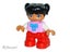 ®™DUPLO - Child Girl, Red Legs, Bright Pink Top, Bow Tie, Black Hair ~Retired~ Carousel 1